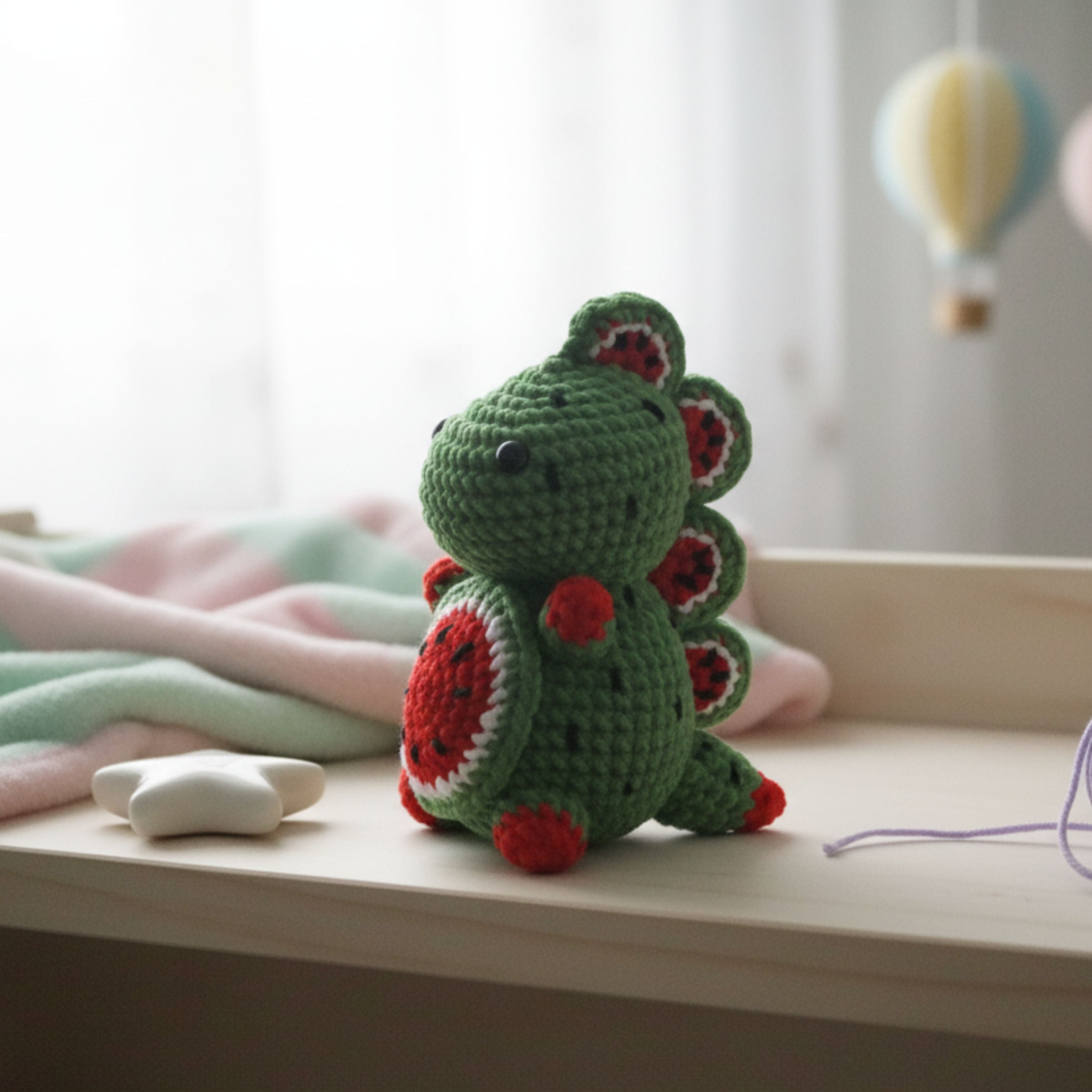 4 in 1 Fruit Dinosaur Crochet Pattern