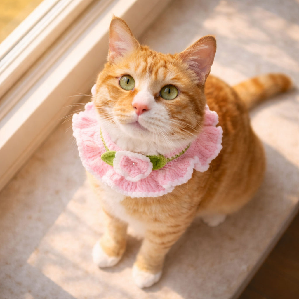 Cat Flower Collar Pattern