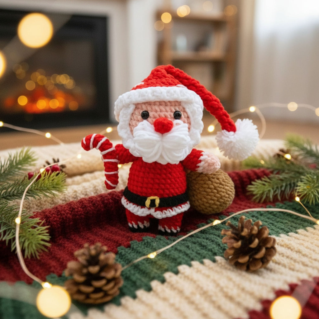Santa Ornament Crochet Pattern