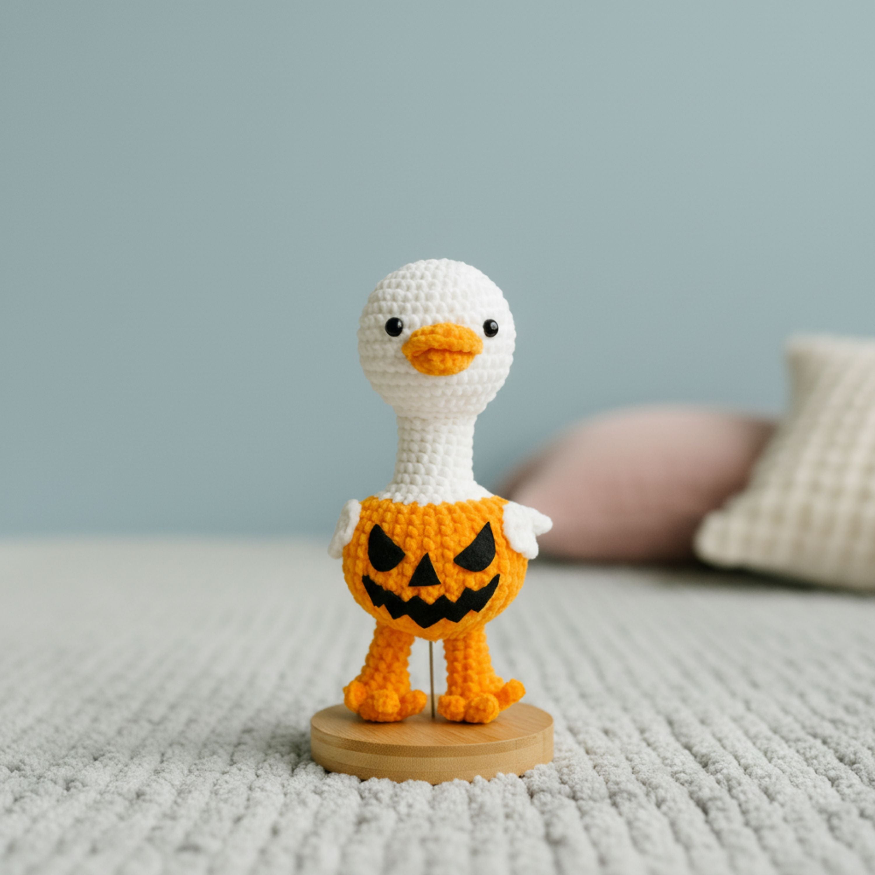 Pumpkin Goose Amigurumi